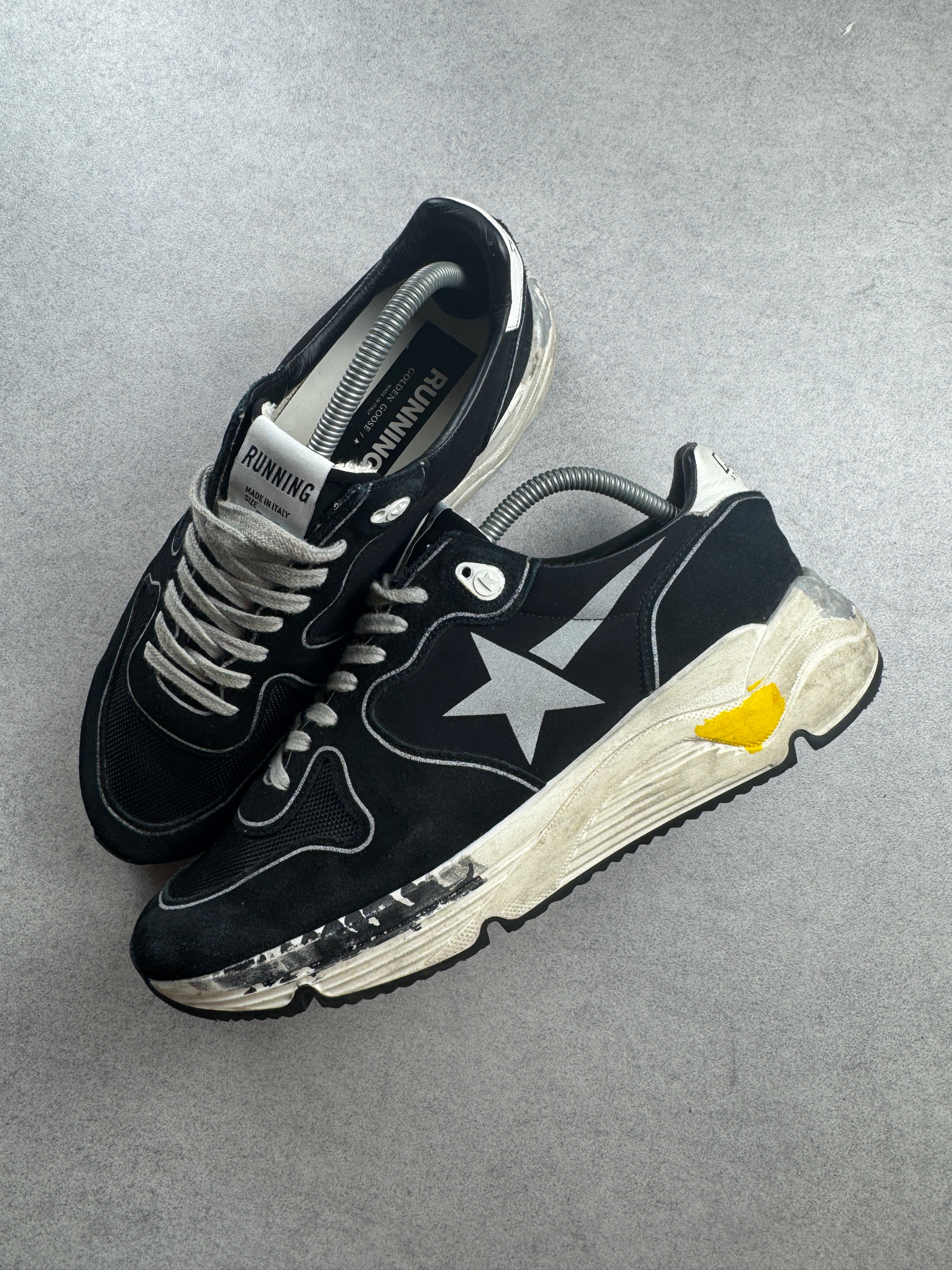 Golden Goose Running Black White 41/8 Golden Goose