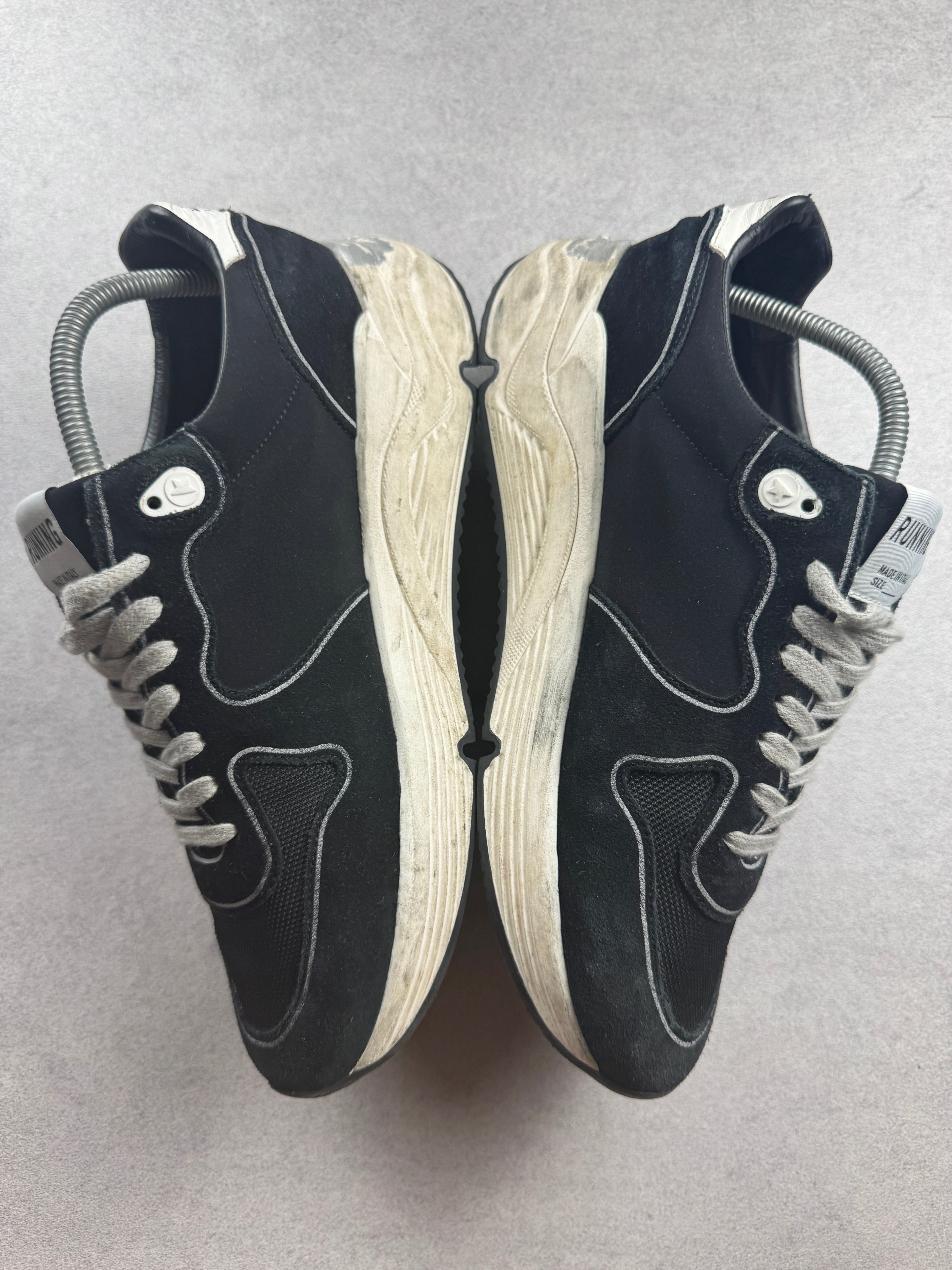 Golden Goose Running Black White 41/8 Golden Goose