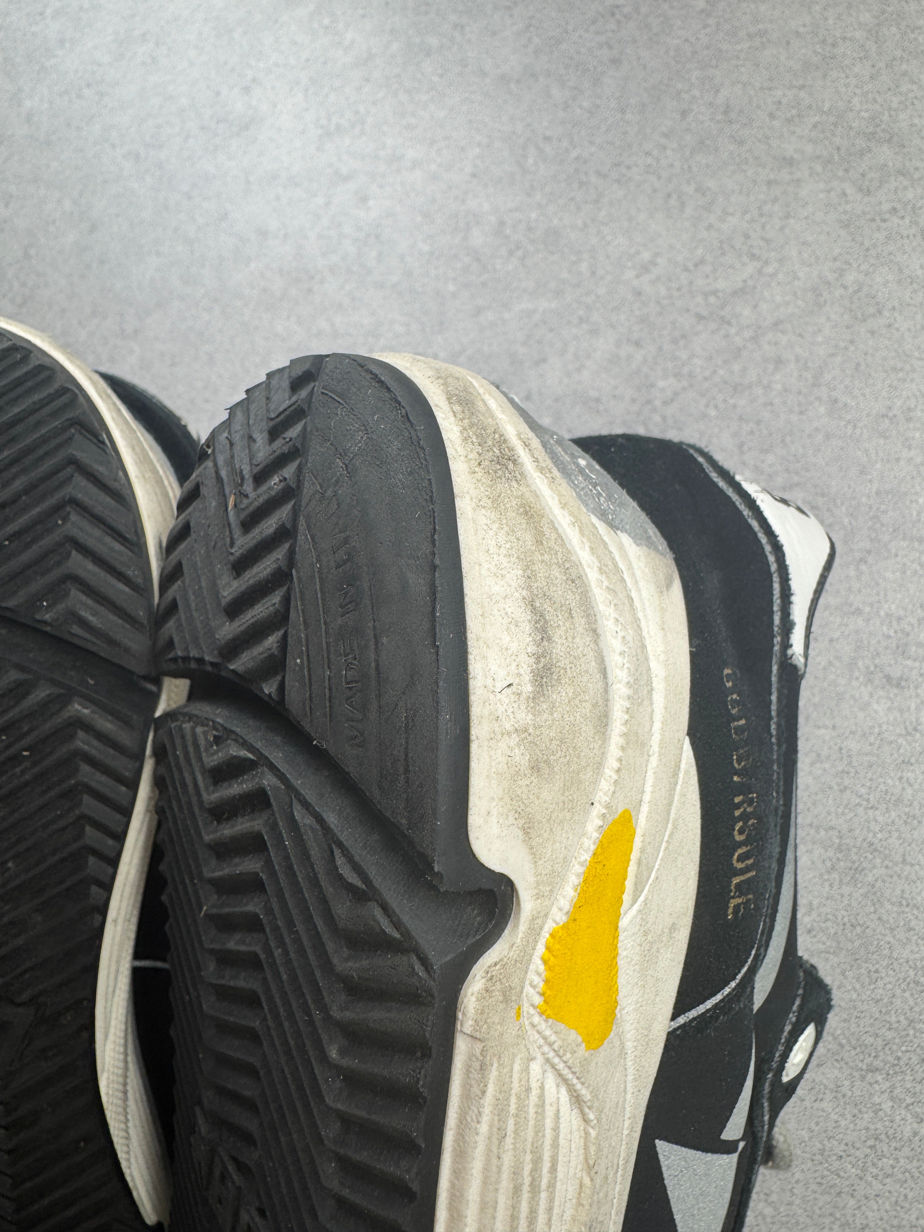 Golden Goose Running Black White 41/8 Golden Goose