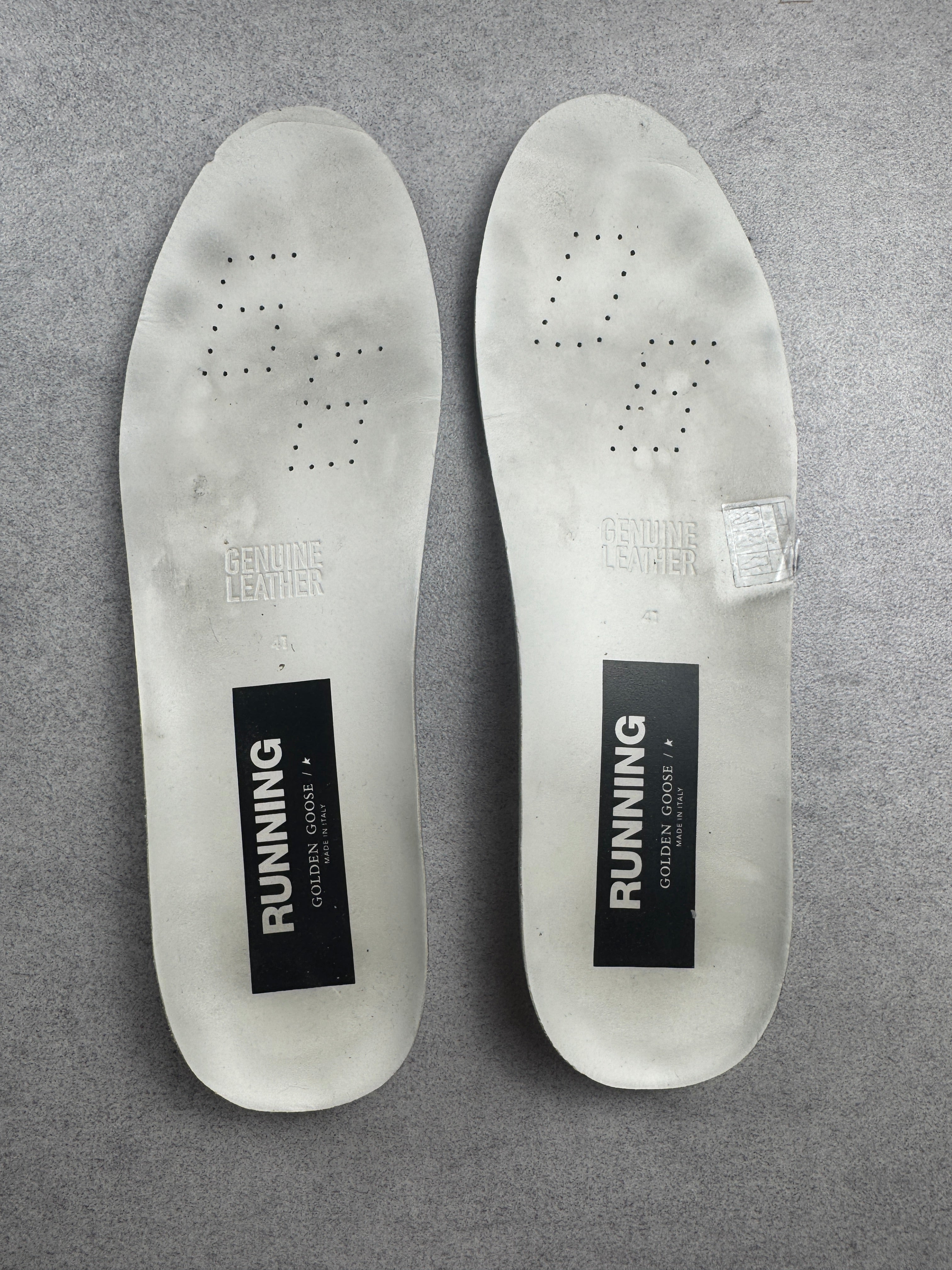 Golden Goose Running Black White 41/8 Golden Goose