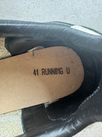 Golden Goose Running Black White 41/8 Golden Goose
