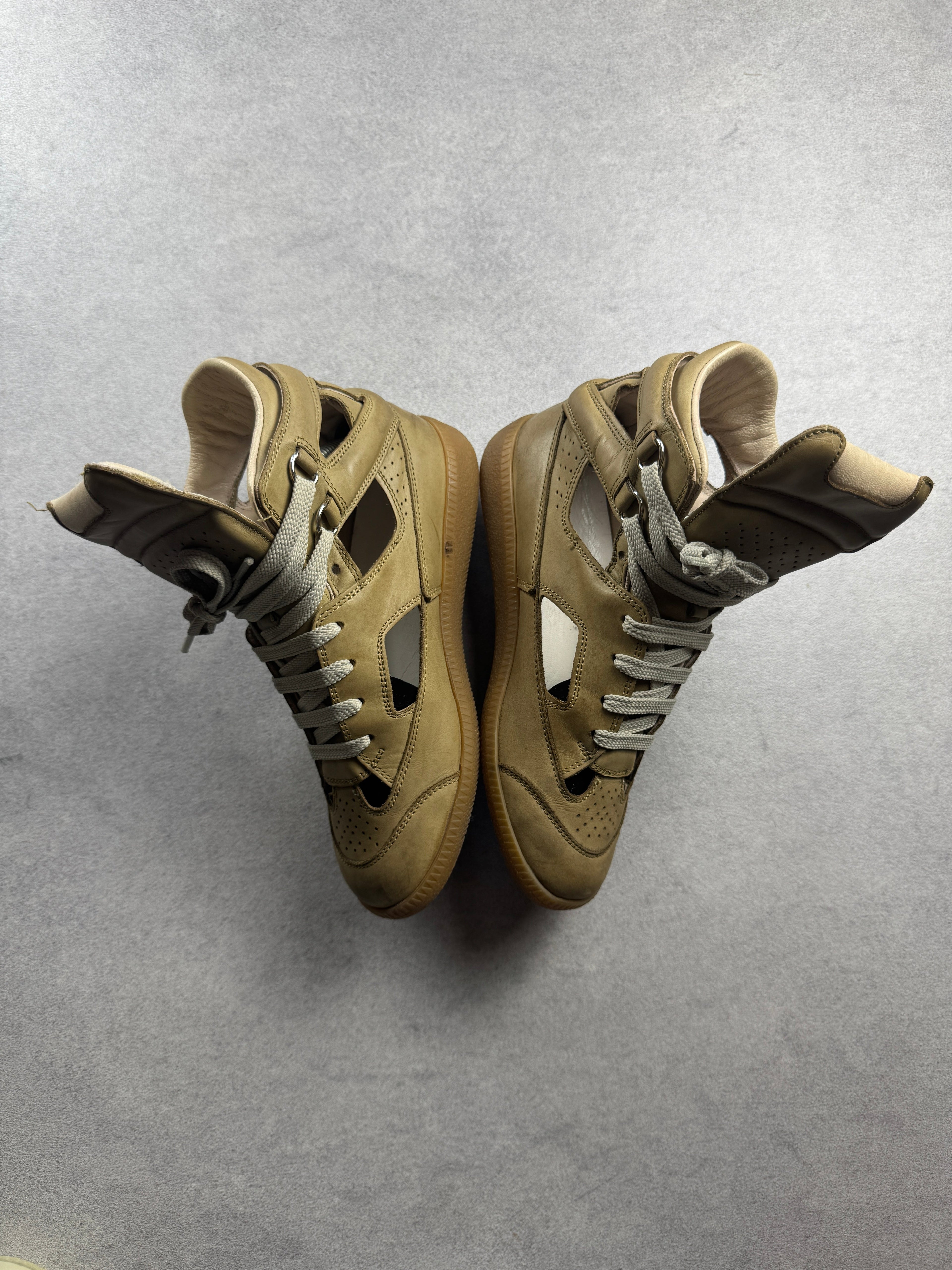Vintage Maison Margiela Cutout High-Top 2009 Marron 36/6 Maison Margiela