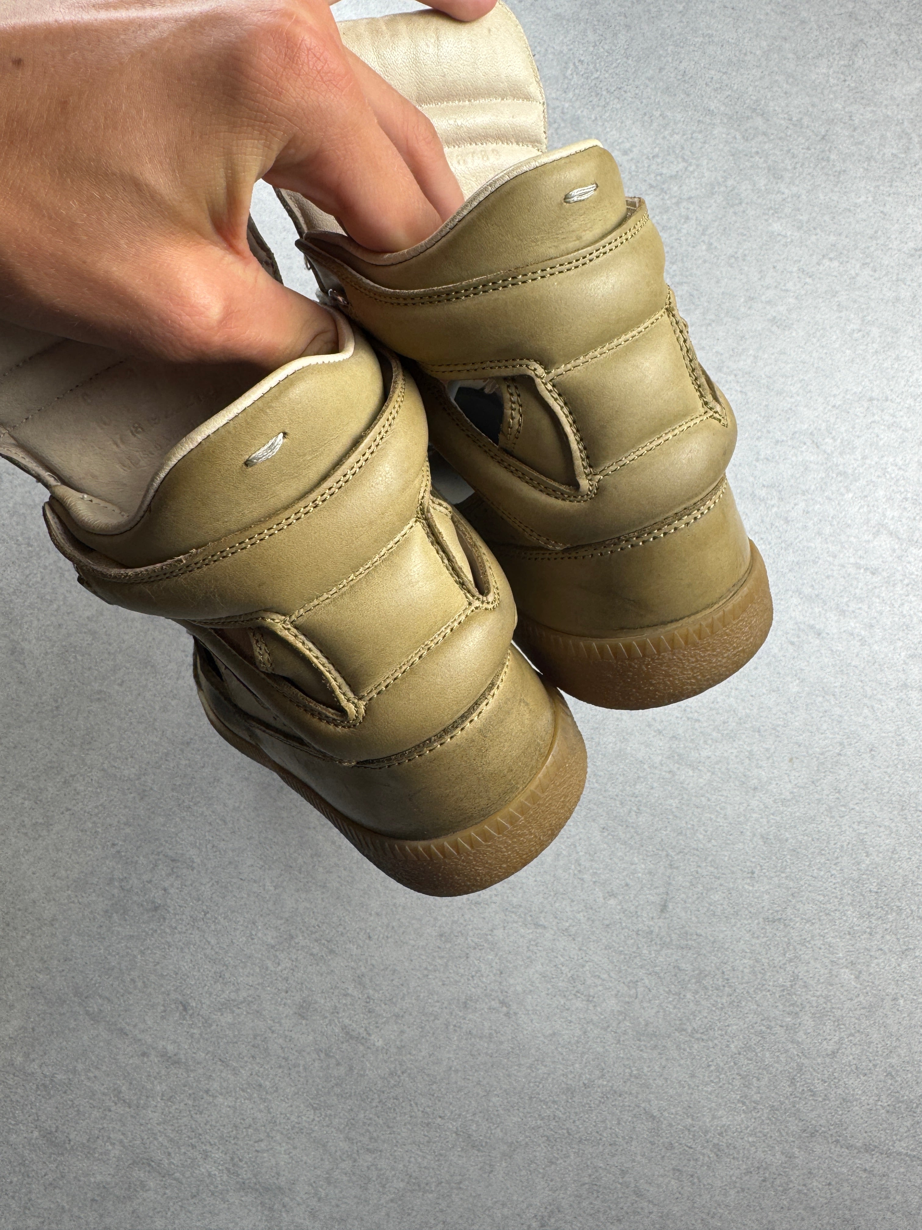 Vintage Maison Margiela Cutout High-Top 2009 Marron 36/6 Maison Margiela