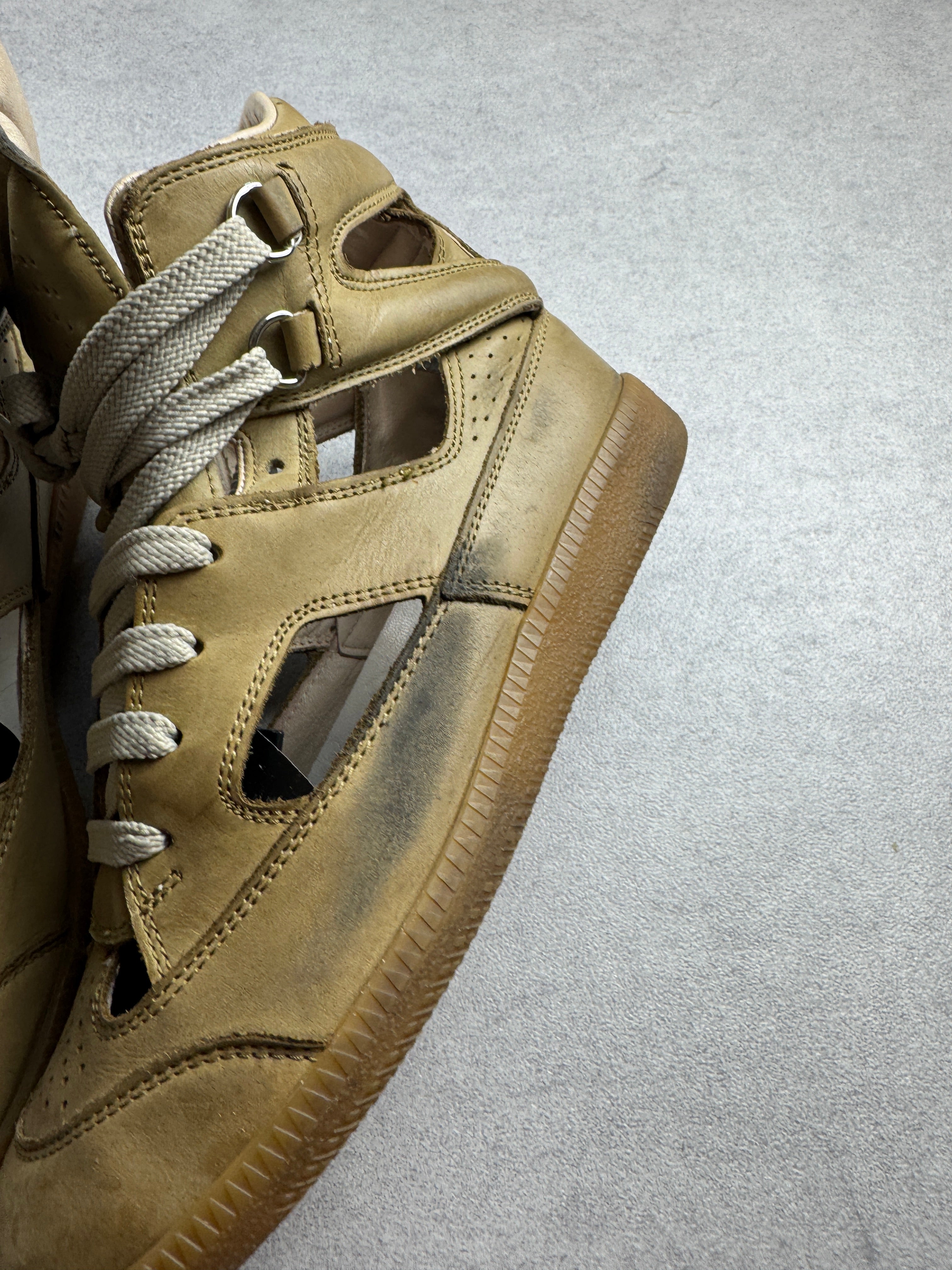 Vintage Maison Margiela Cutout High-Top 2009 Marron 36/6 Maison Margiela