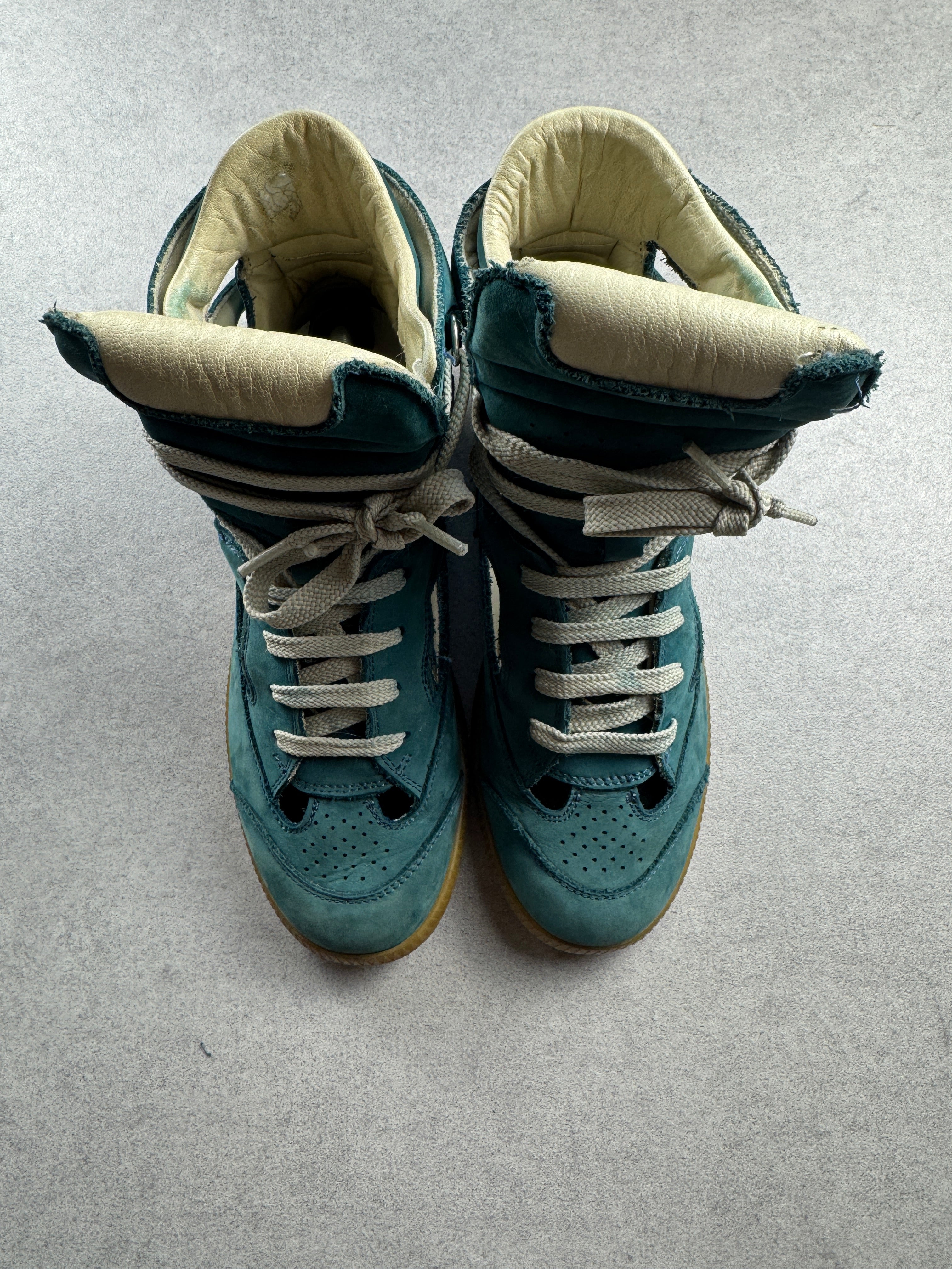 Vintage Maison Margiela Cutout High-Top 2009 bleu 37/7 Maison Margiela