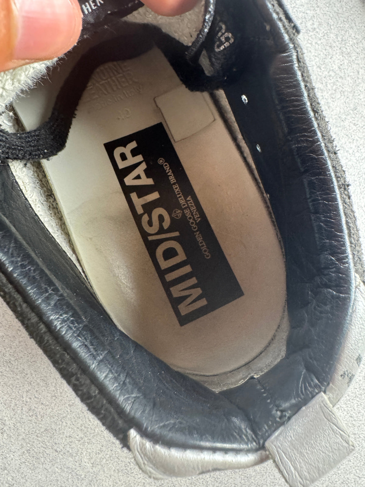 Golden Goose Mid Star Black 40/7 Golden Goose