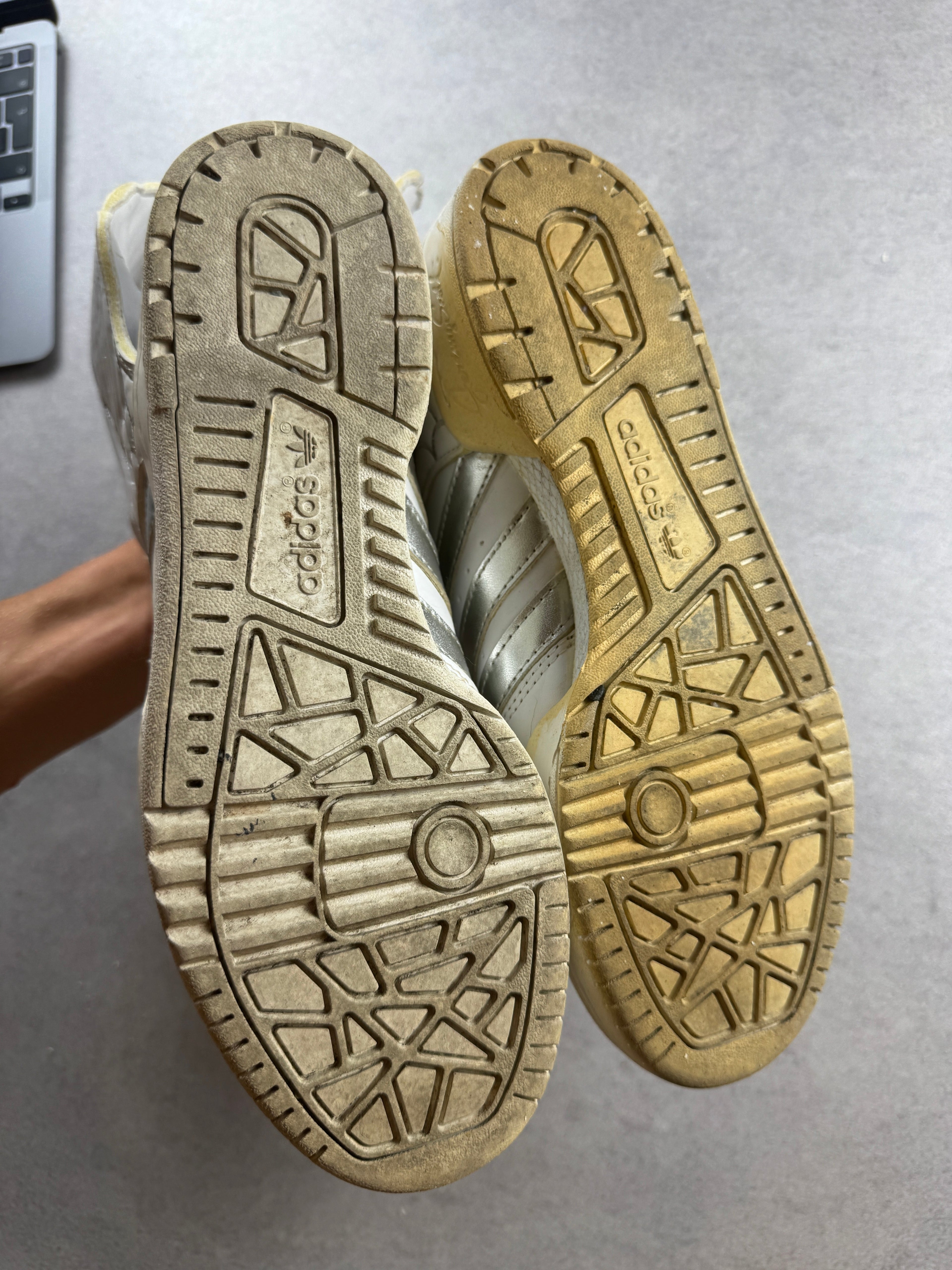 Adidas X Jeremy Scott Wings Blanc et Argenté 41/8 Adidas X Jeremy Scott