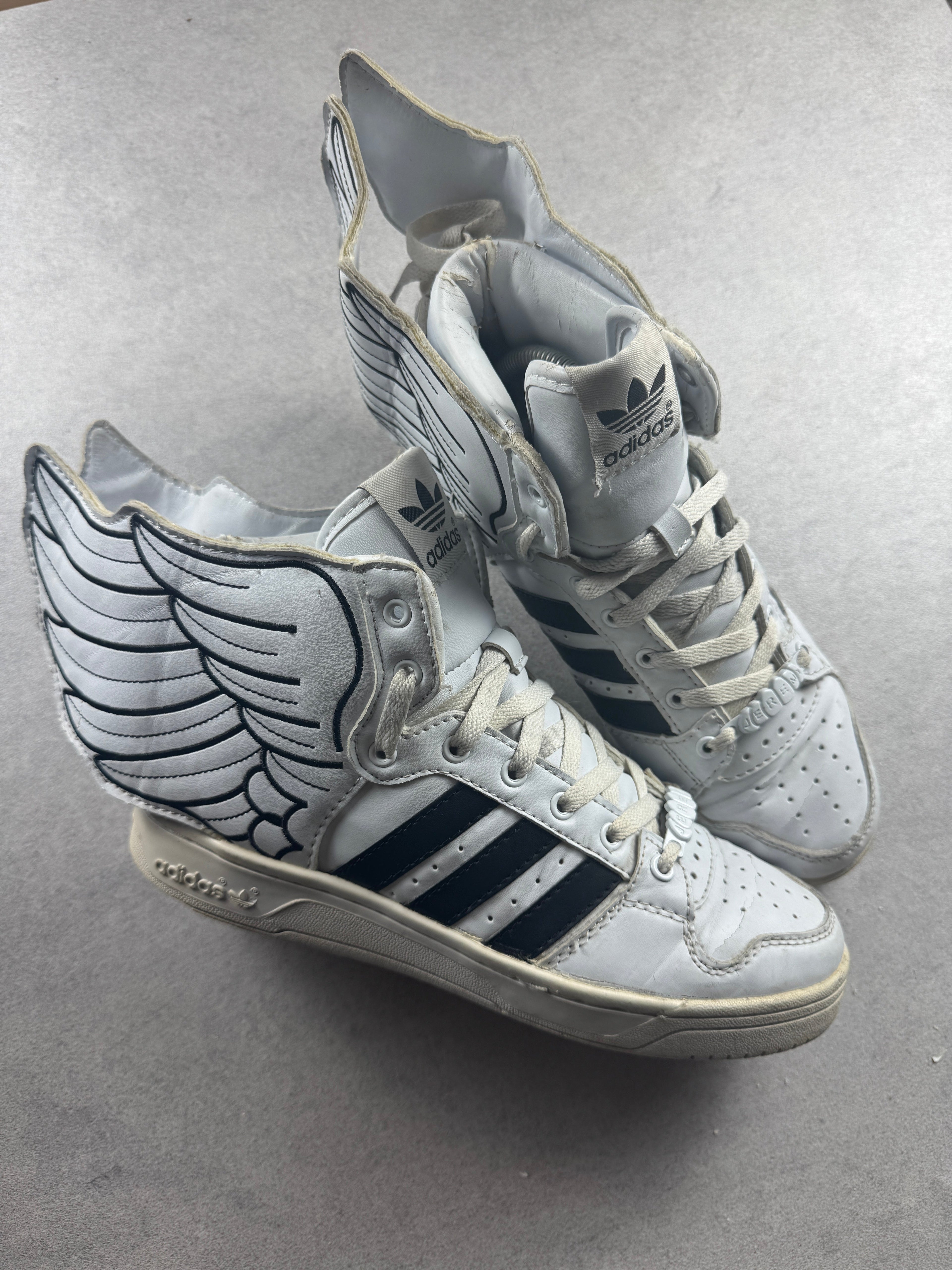 Adidas X Jeremy Scott Wings blanc et noir 40/7 Adidas X Jeremy Scott