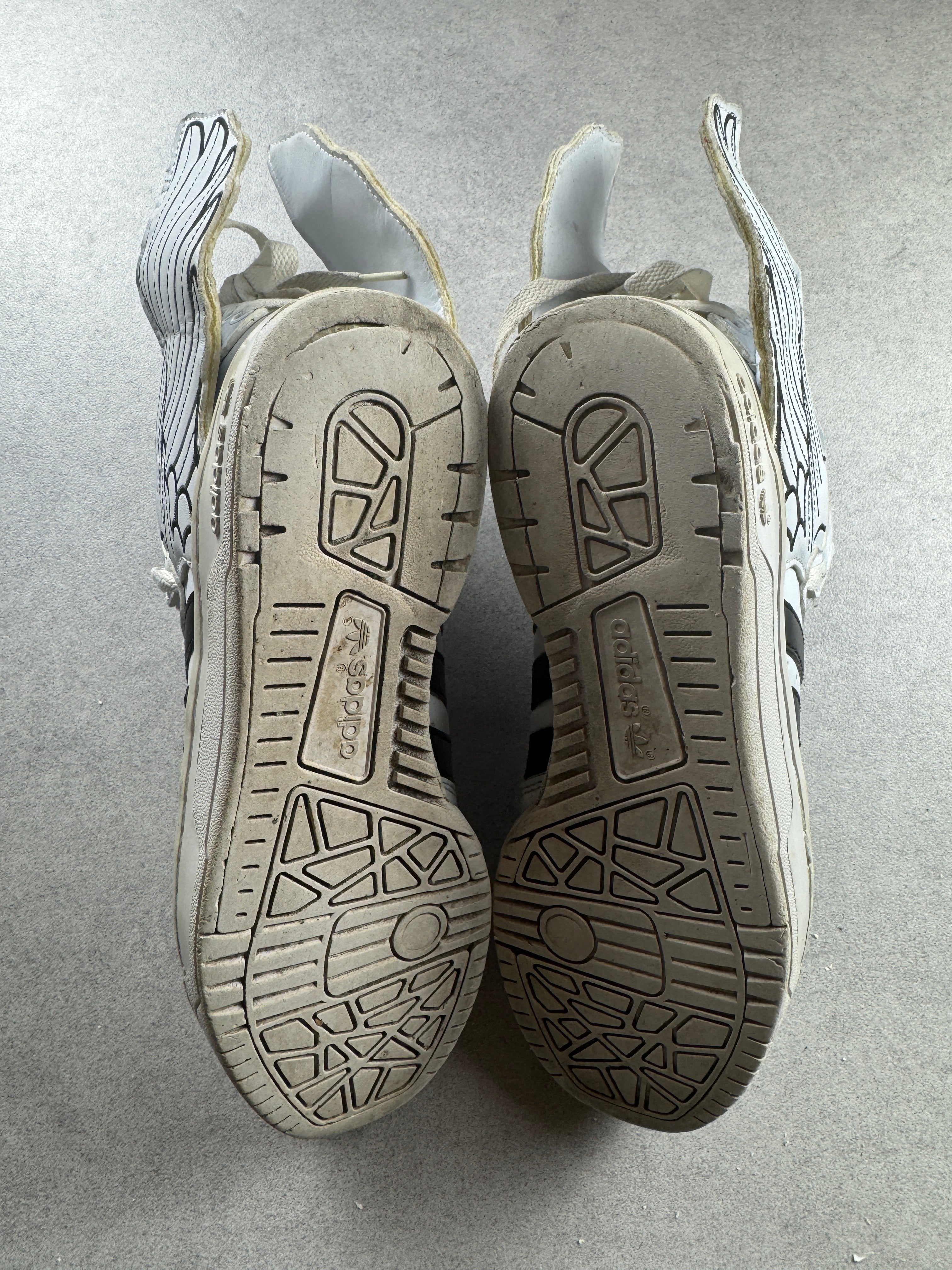Adidas X Jeremy Scott Wings blanc et noir 40/7 Adidas X Jeremy Scott