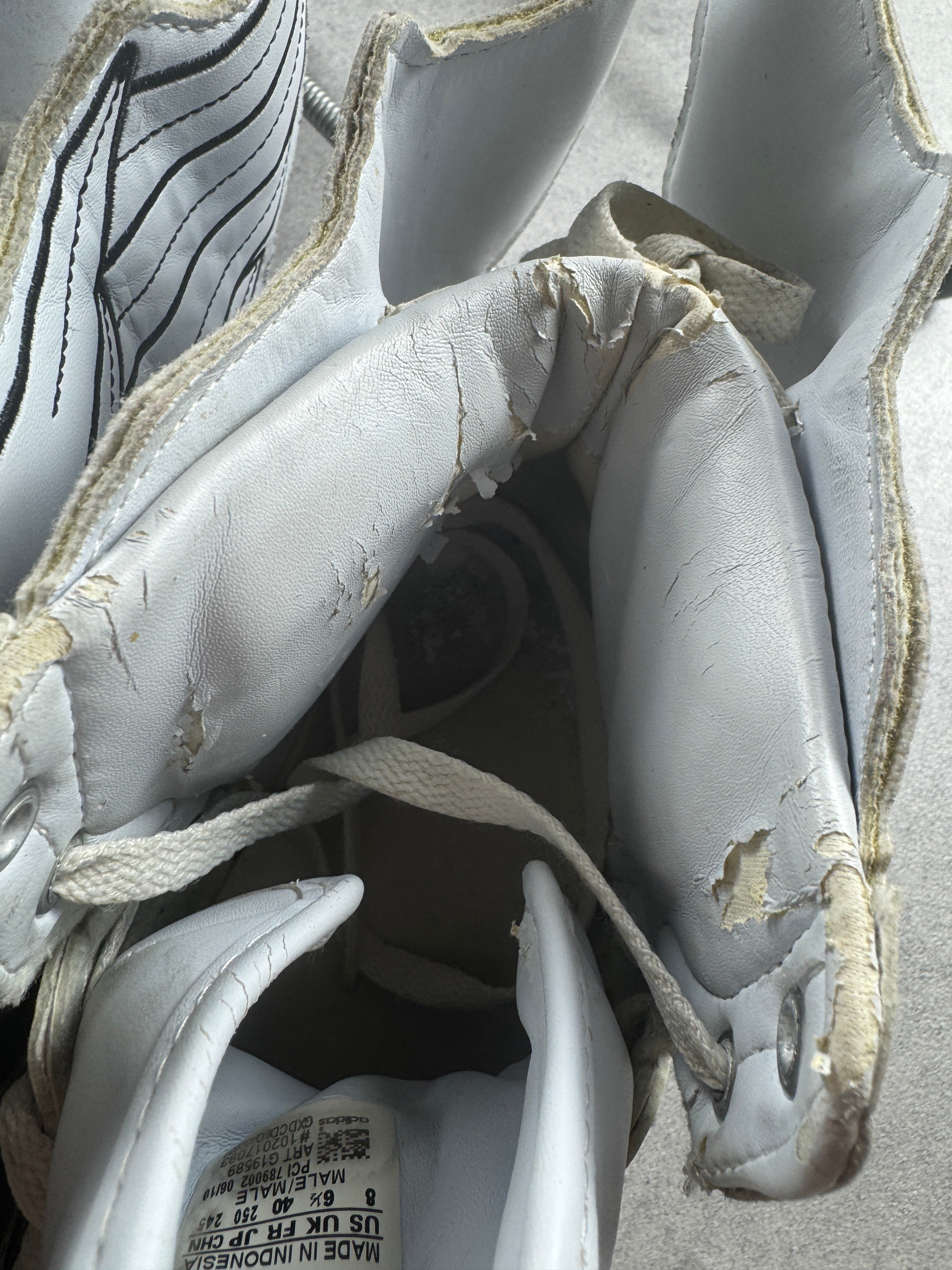 Adidas X Jeremy Scott Wings blanc et noir 40/7 Adidas X Jeremy Scott