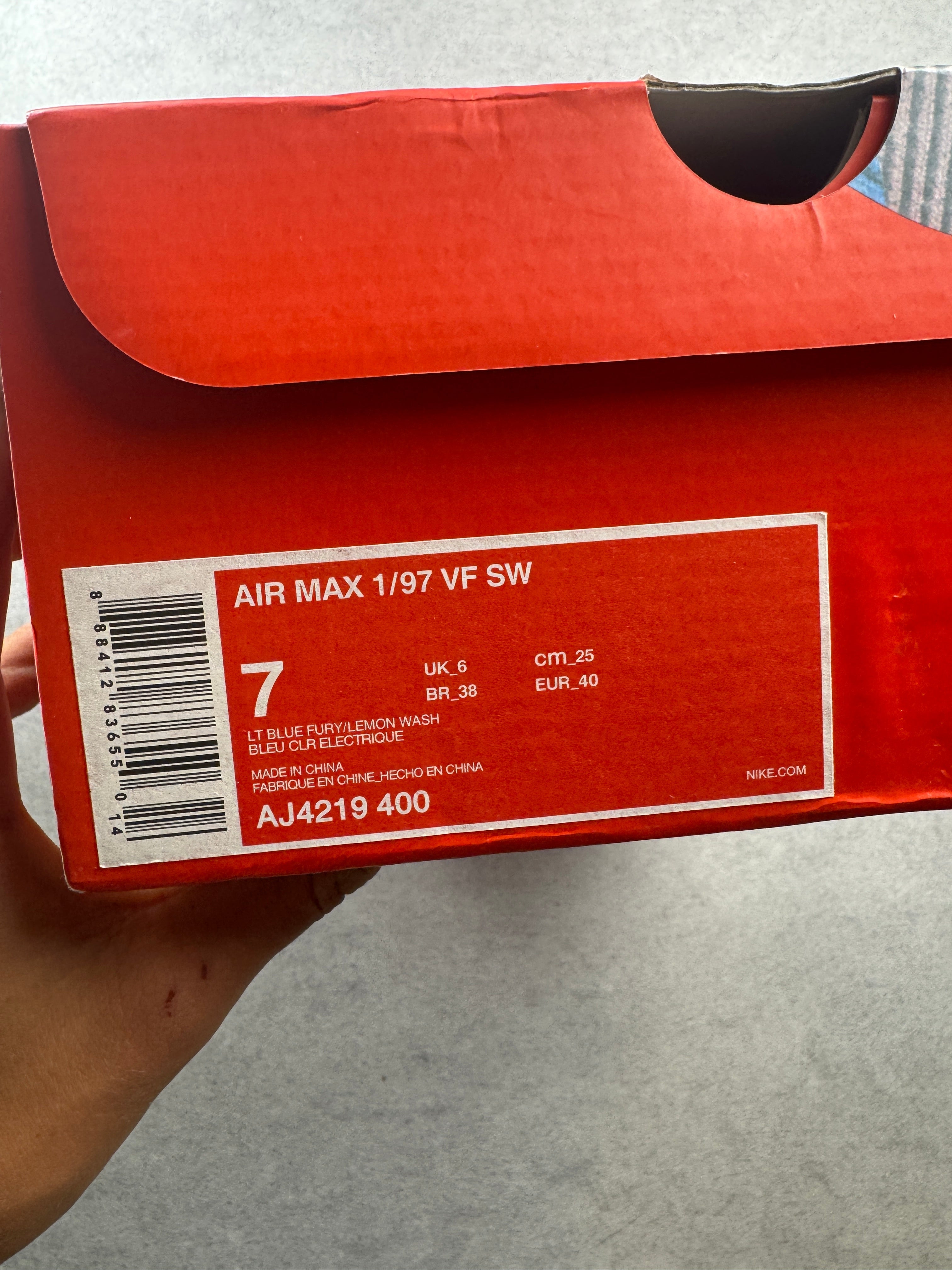Nike air max 1/97 Sean Wotherspoon 40/8 Nike