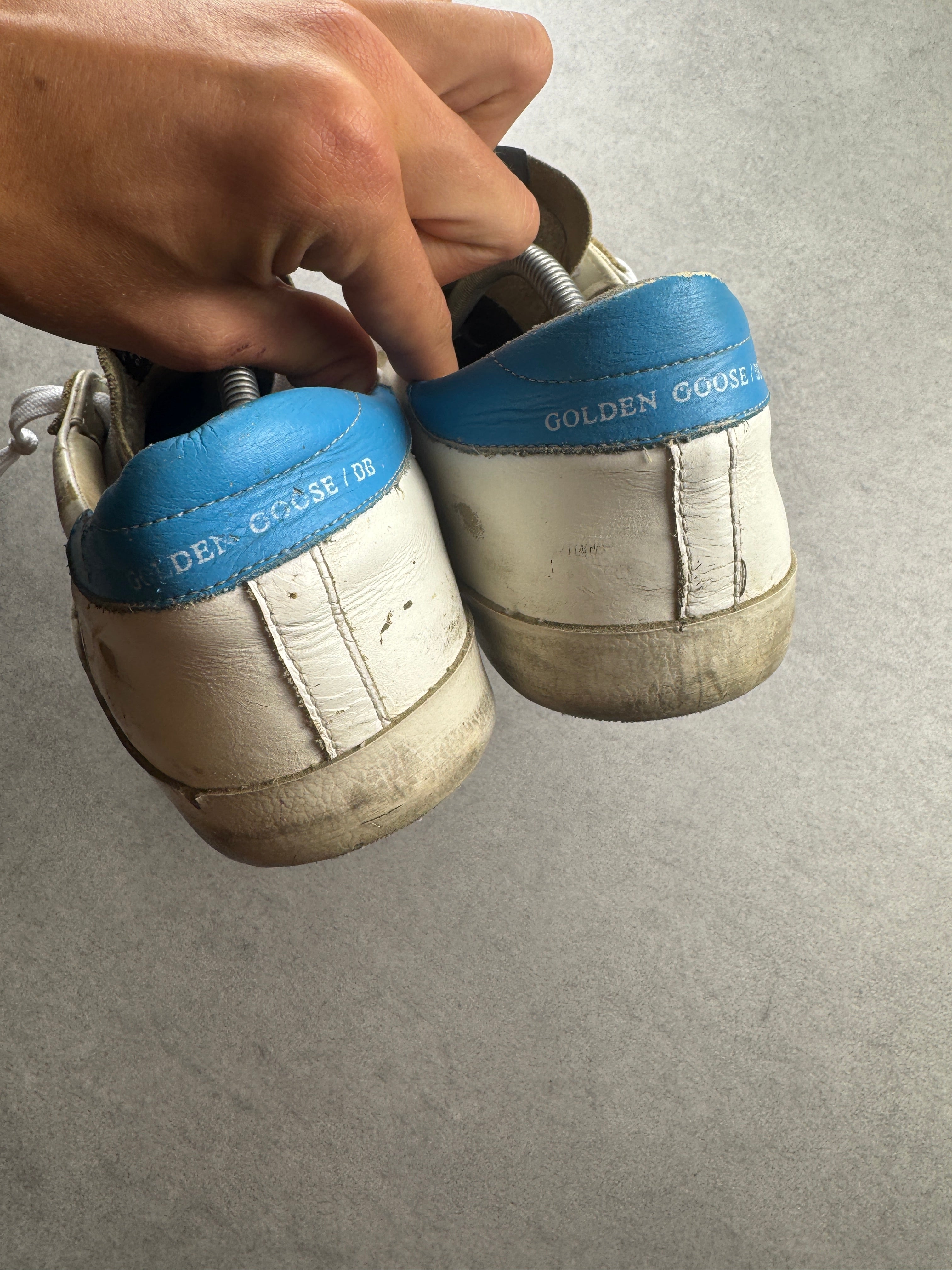 Golden Goose Superstar blanche et bleu 44/12 Golden Goose