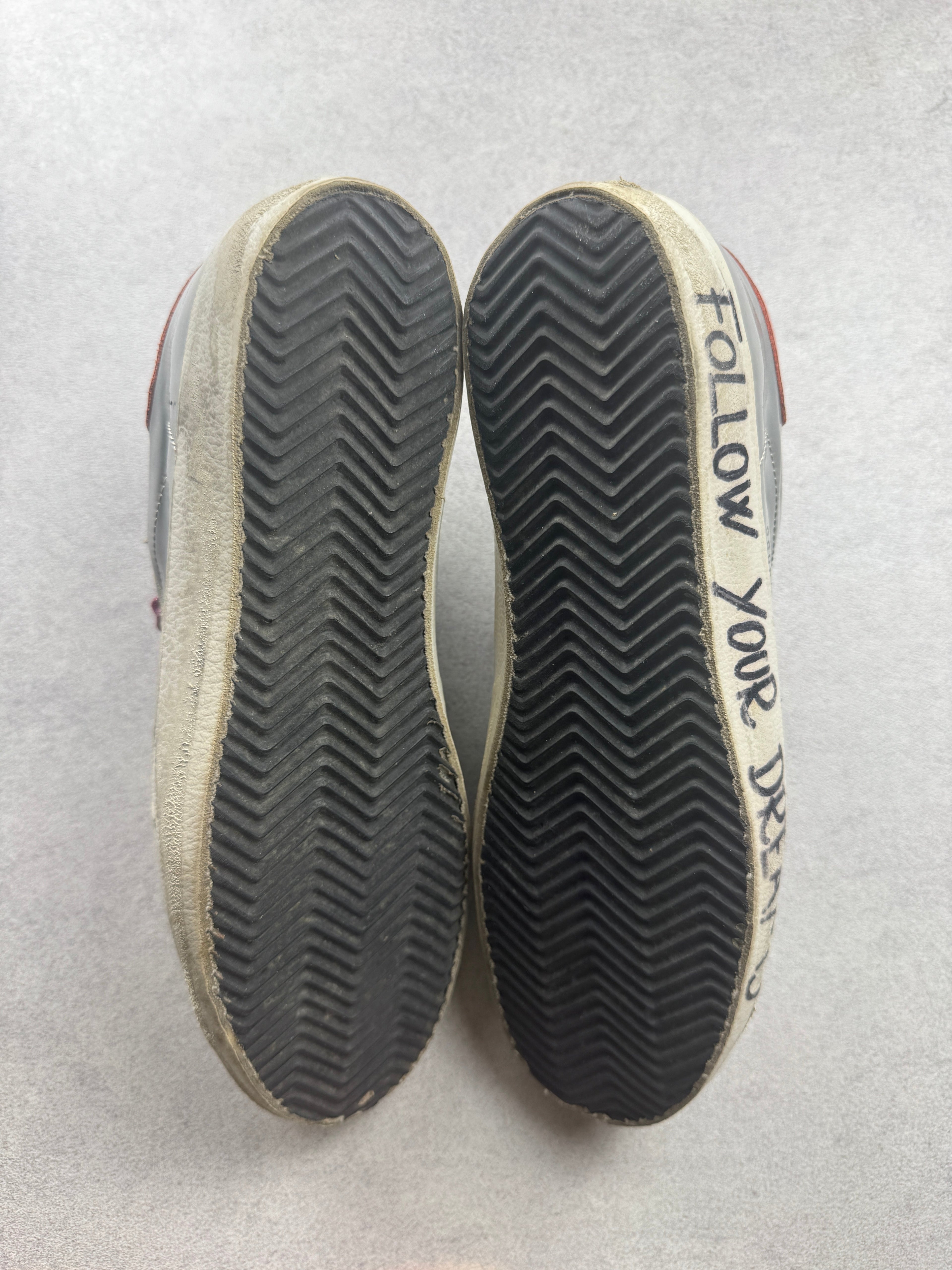 Golden Goose Superstar "Follow your dreams" grise 42/9 Golden Goose