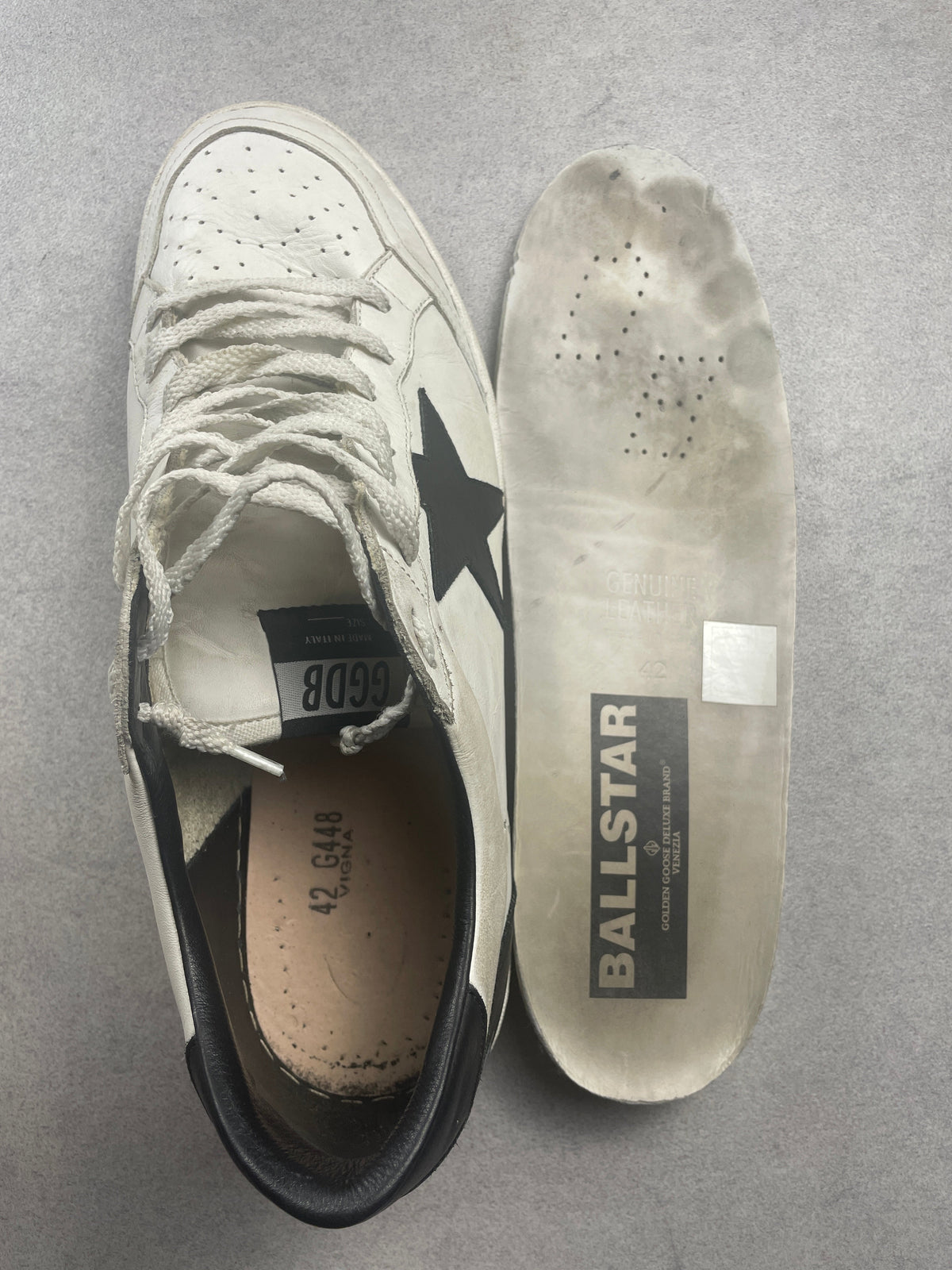 Golden Goose Ball Star noire et blanche 42/10 Golden Goose