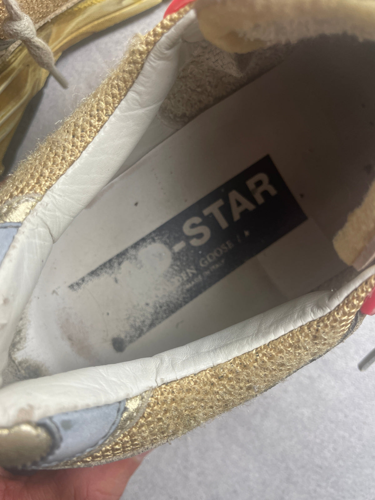 Golden Goose Dad Star gold 37/5 Golden Goose